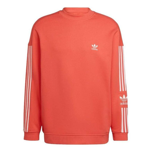 adidas Sweatshirt Asia Sizing 'Orange White' HC1996