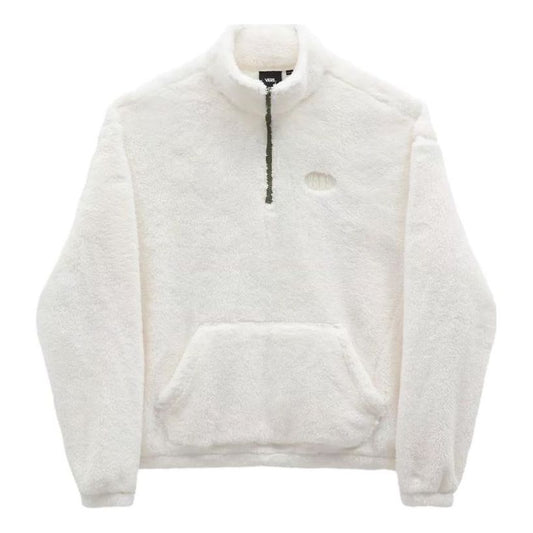 (WMNS) Vans Pioneer Mock Half Zip Sweatshirt 'White' VN000A6RFS8