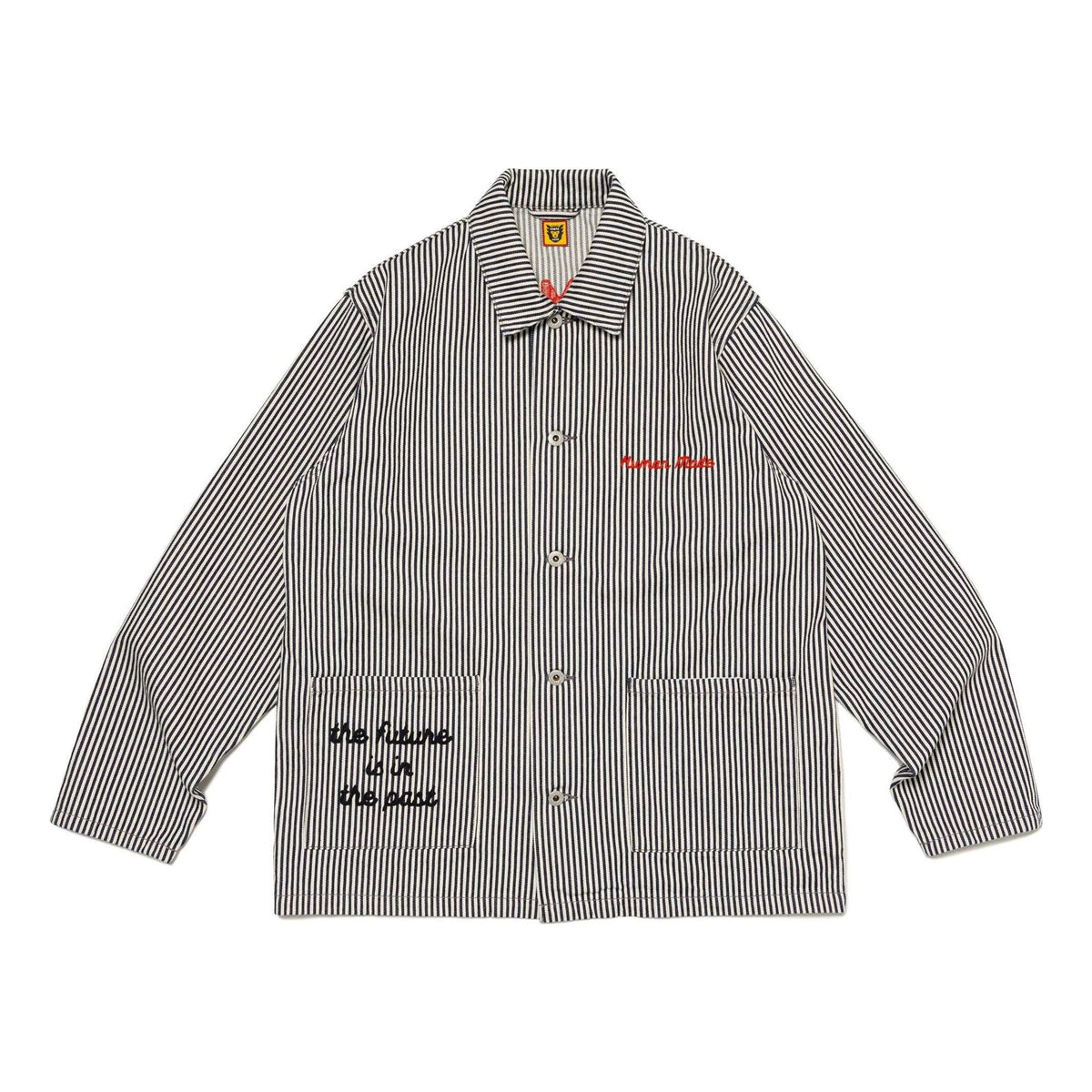HUMAN MADE Hickory Coverall Jacket 'Indigo' HM26JK010