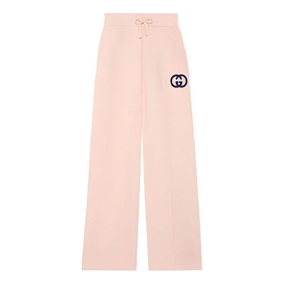(WMNS) Gucci Cotton Jersey Jogging Pant 'Light Pink' 768124-XJF8S-5874