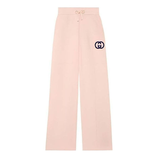 (WMNS) Gucci Cotton Jersey Jogging Pant 'Light Pink' 768124-XJF8S-5874