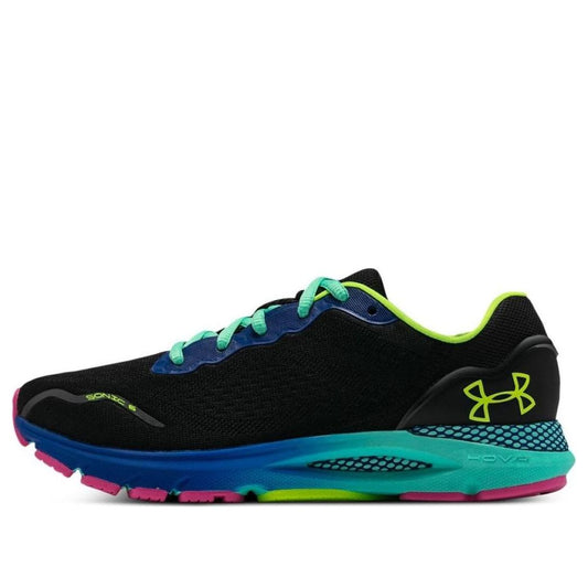 UA HOVR Sonic 6 Speed Overdrive Running Shoes 'Black Multi' 3026217-001