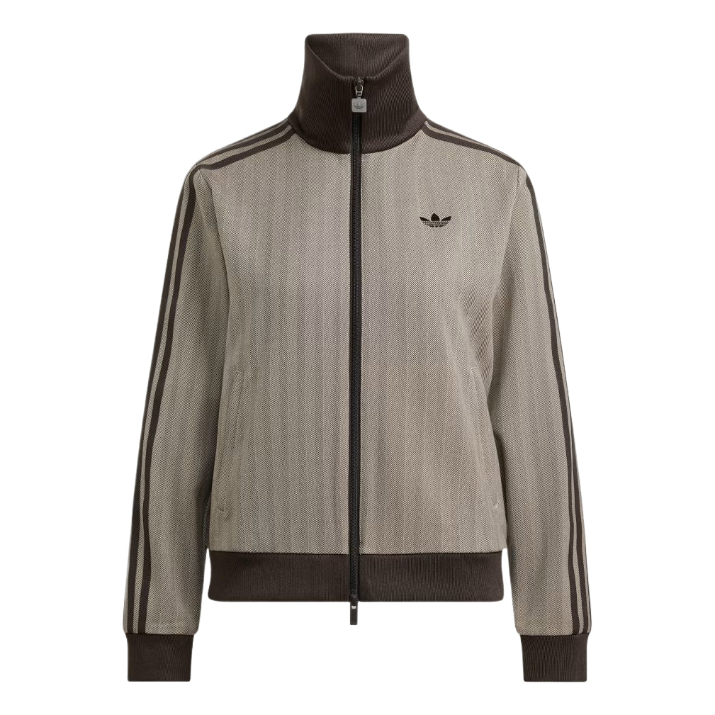 (WMNS) adidas Track Top OG Tweed Jacket Asia Sizing 'Light Brown' KX1868