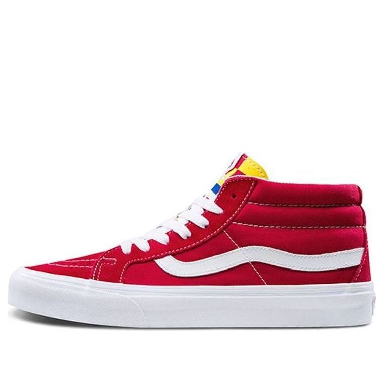 Vans SK8-Mid Mid-Top Skate Shoes Red Unisex VN0A391FTOV