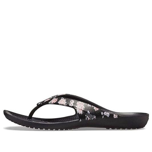 (WMNS) Crocs Kadee 2 Printed Flip Flops 'Floral Black' 205998-97J