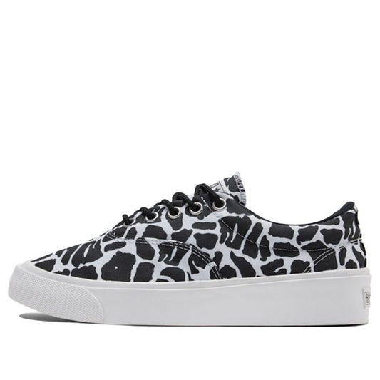 Converse Skidgrip Stylish Low Top Casual Canvas Shoes Black Gray Printing 'Black Gray' 171335C