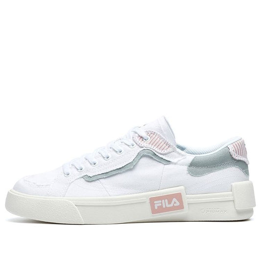 (WMNS) FILA FUSION Canvas Skate Shoes 'White' T12W228207FSW