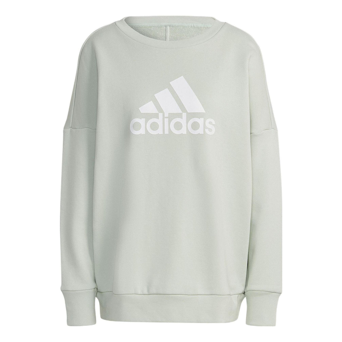 (WMNS) adidas Future Icons Badge of Sport Sweatshirt 'Linen Green' HK0499