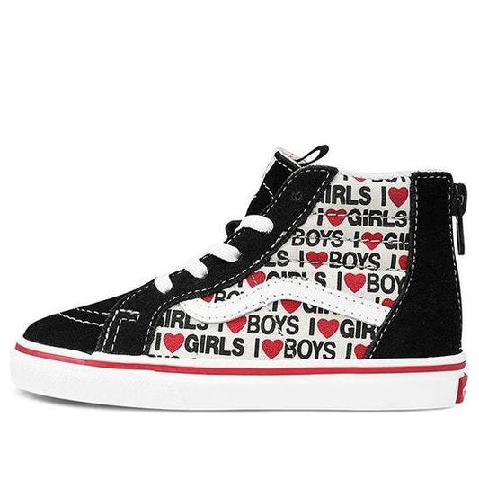 (TD) Vans SK8-HI Zip 'I Heart Print' VN0A4BV1WKU