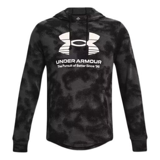 Under Armour Rival Terry Hoodie 'Grey White' 1377185-001