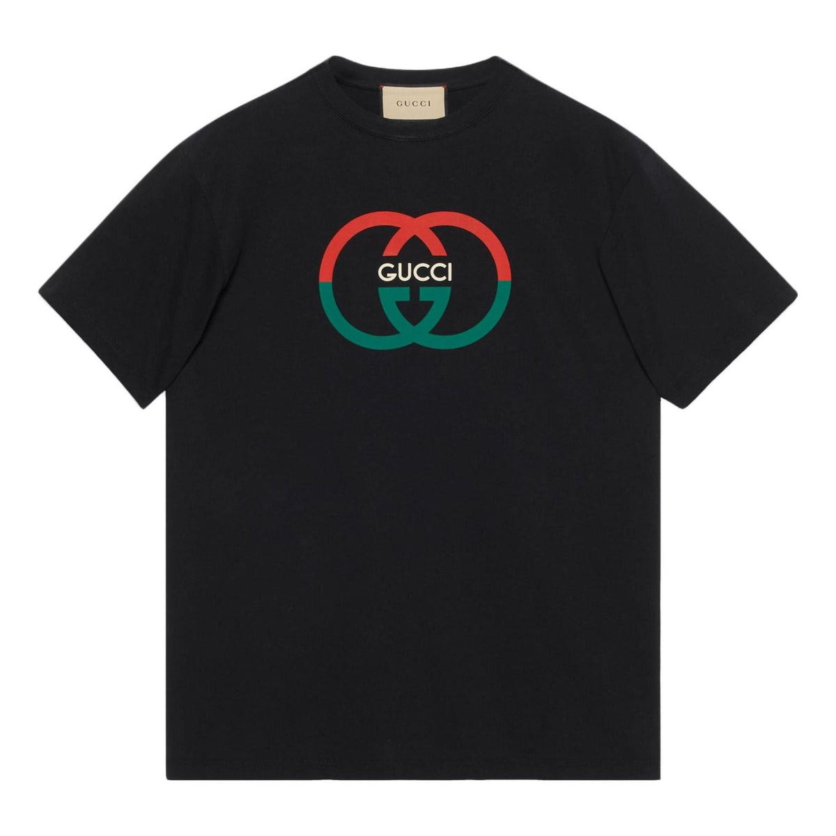 Gucci Cotton Jersey Printed T-Shirt 'Black' 771758-XJF68-1152