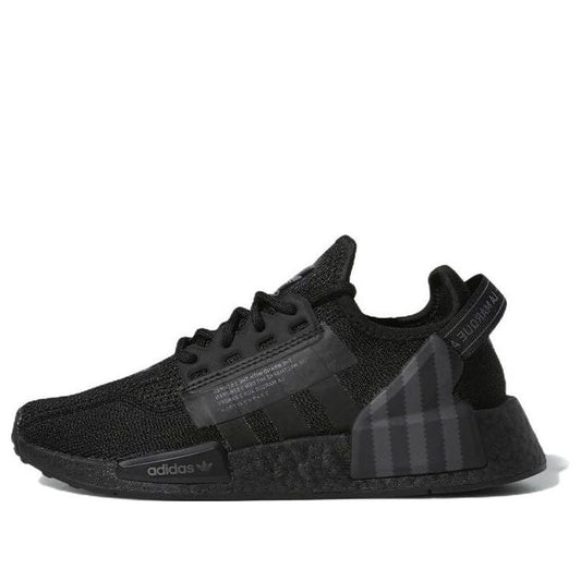 (GS) adidas NMD_R1 V2 'Black Grey' FZ6238