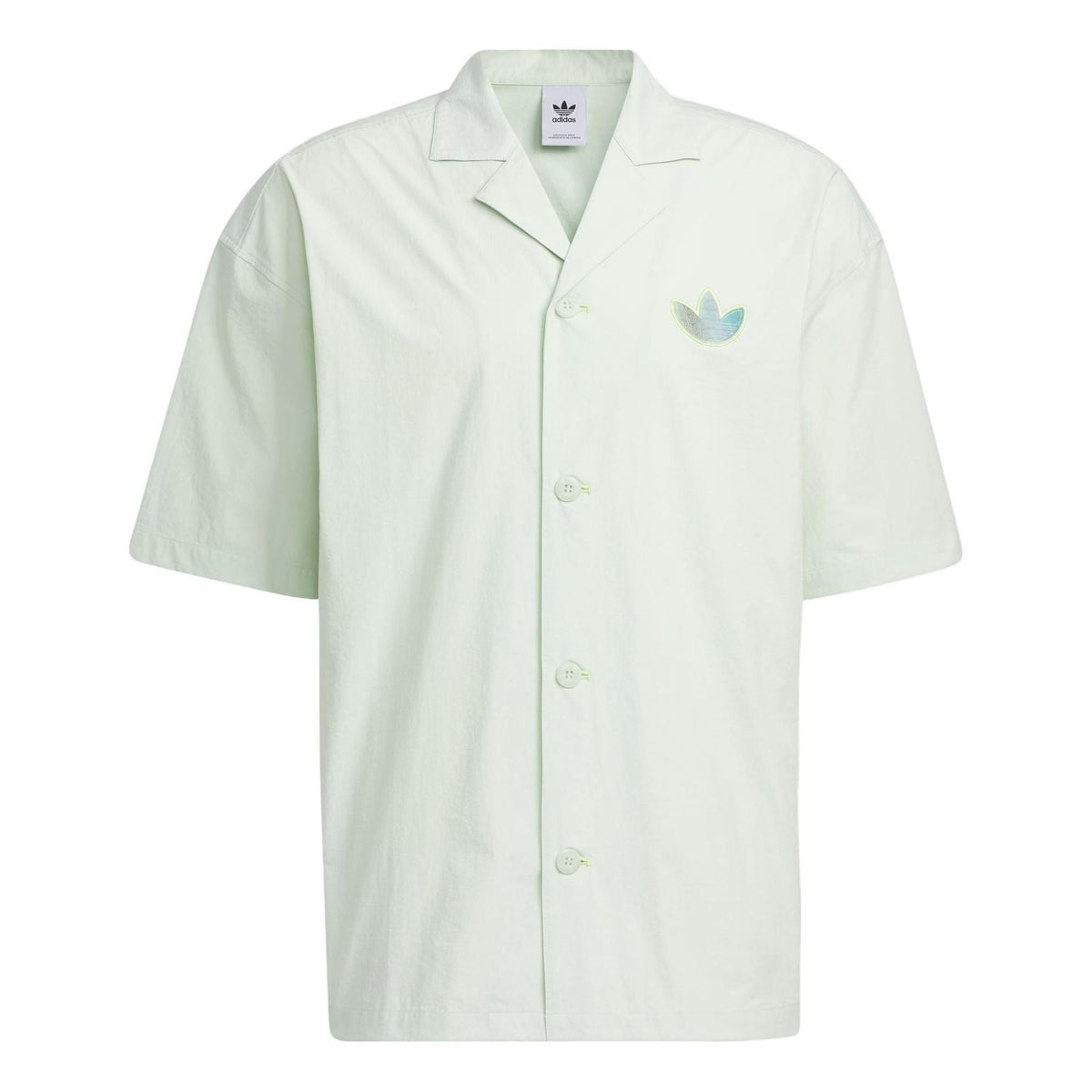 adidas Short Sleeve Shirt Asia Sizing 'Linen Green' IK8625