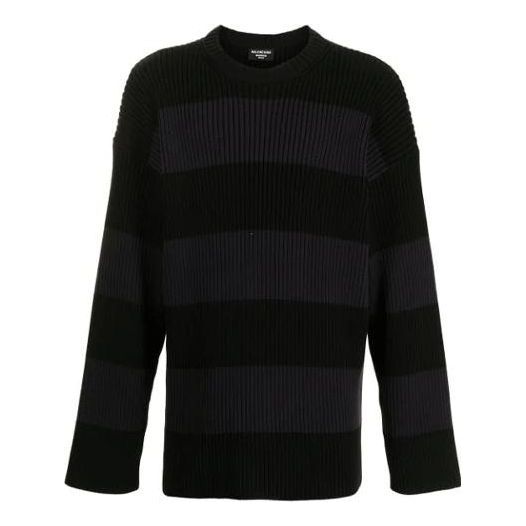 Balenciaga BB Striped Sweater 'Black' 657404T31984058