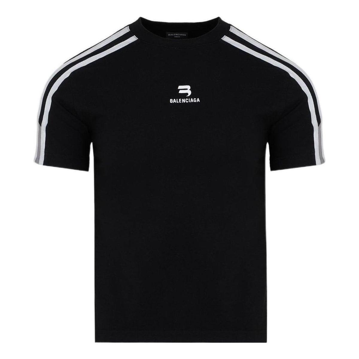 Balenciaga Sporty B Shrunk T-Shirt 'Black White' 704070TMVG43869