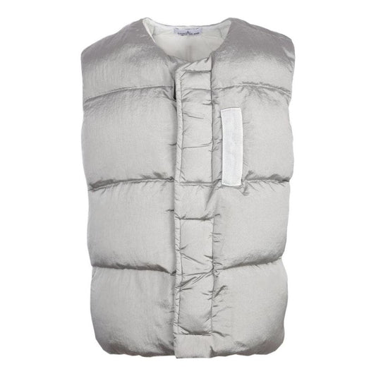 STONE ISLAND Down Vest 'Grey' 7715G1019-V0061