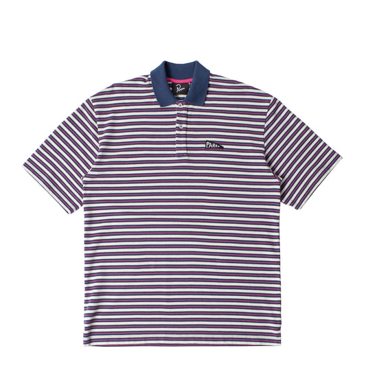 By Parra Flag Striper Polo Shirt