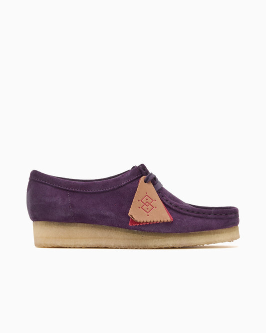 Zapatos Clarks x Blanch Yu Wallabee "Damson Suede" para hombre